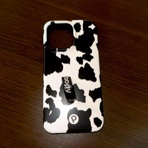 iPhone 14 Pro Max Loopy Case- Cow Print